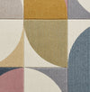 Matrix FE663 Modern Geometric 80cm x 150cm Rug Multi