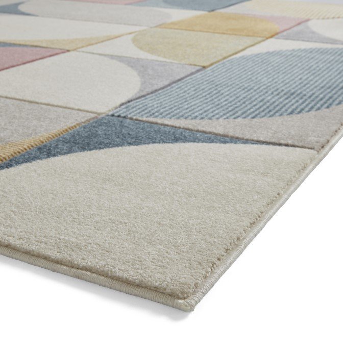 Matrix FE663 Modern Geometric 80cm x 150cm Rug Multi | Cheap UK ...