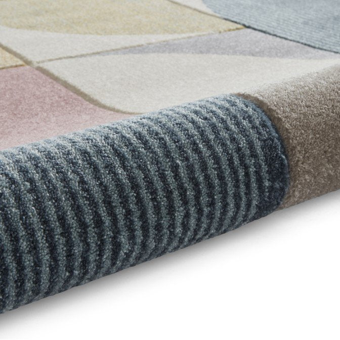 Matrix FE663 Modern Geometric 80cm x 150cm Rug Multi