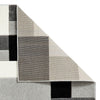 Matrix MT61 Modern Geometric Rug Grey Black