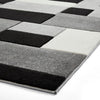 Matrix MT61 Modern Geometric Rug Grey Black