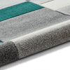 Matrix MT61 Modern Geometric Rug Grey Green