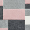 Matrix MT61 Modern Geometric Rug Grey Rose