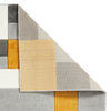 Matrix MT61 Modern Geometric Rug Grey Yellow