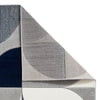 Matrix MT63 Modern Geometric 160cm x 220cm Rug Grey Navy