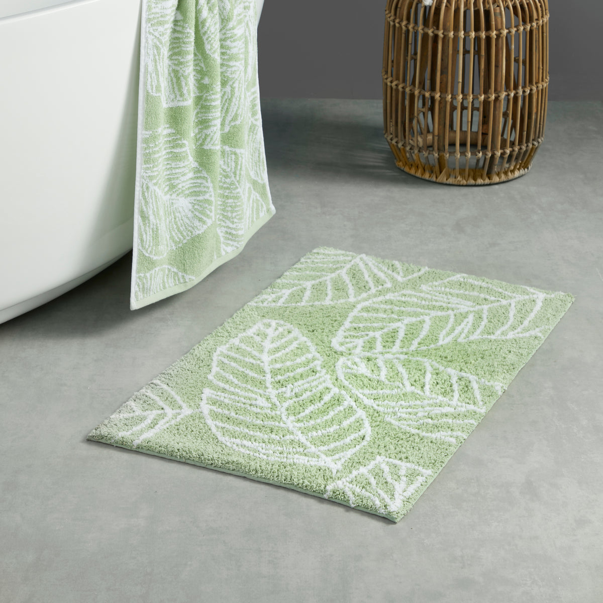 Matteo Bath Mat Khaki