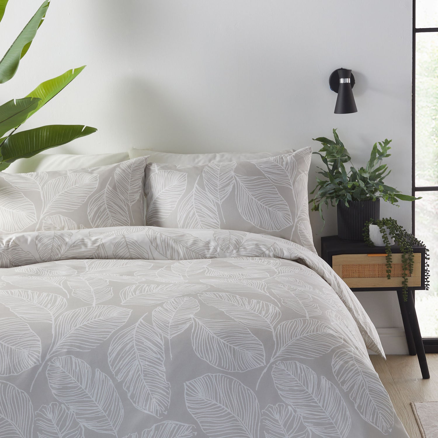 Fusion Matteo Duvet Cover Bedding Set Natural