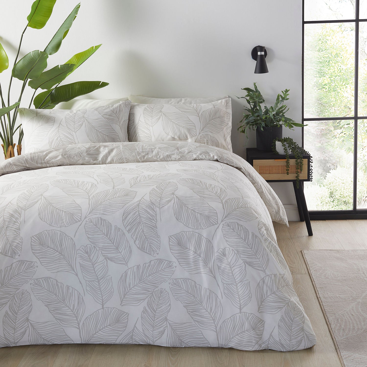 Fusion Matteo Duvet Cover Bedding Set Natural