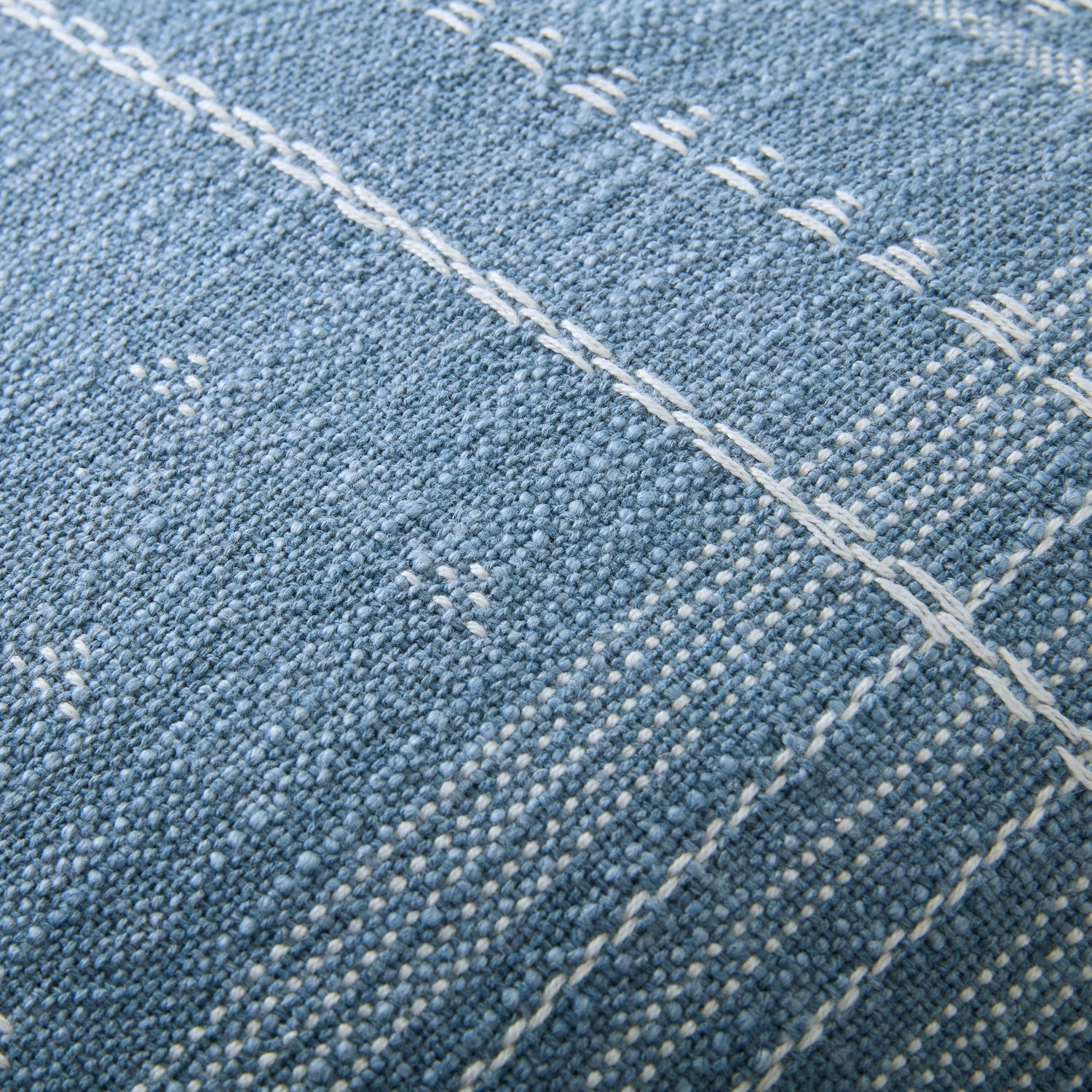 Laura Ashley Mawsley 45cm x 45cm Filled Cushion Denim Blue