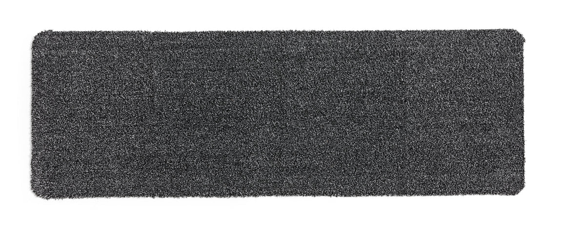 Maxi Washable Runner Mat Black White