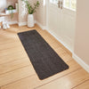 Maxi Washable Runner Mat Dark Brown