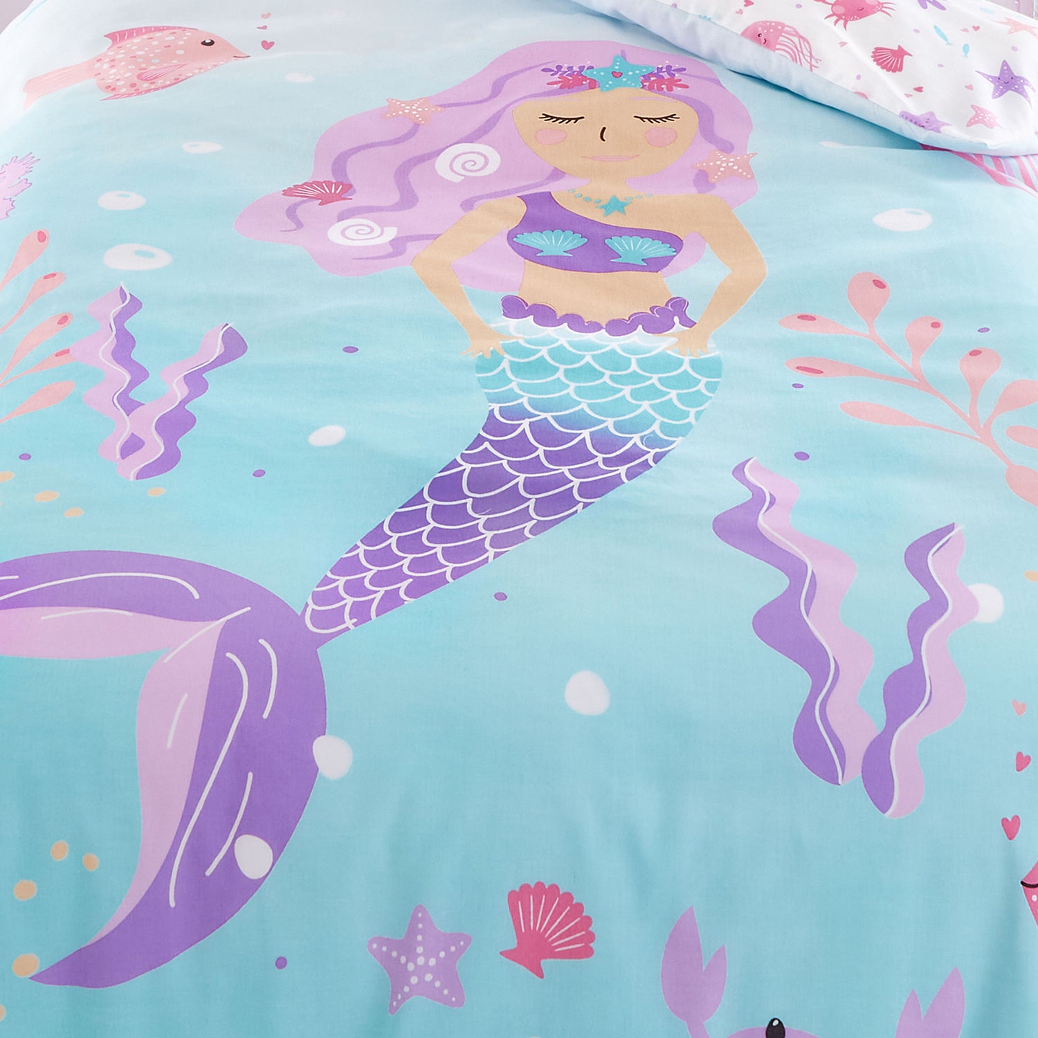 Bedlam Mermaid Vibes Duvet Cover Bedding Set Aqua