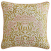 William Morris At Home Michaelmas Daisy 43cm x 43cm Filled Cushion Brick Pink Gold