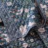 William Morris At Home Midnight Strawberrythief 235cm x 235cm Bedspread Prussian Blue
