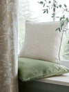 Laura Ashley Milbourne Herringbone 45cmx45cm Filled Cushion Truffle Natural