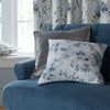 Laura Ashley Millhayes 45cm x 45cm Filled Cushion Smoke Blue
