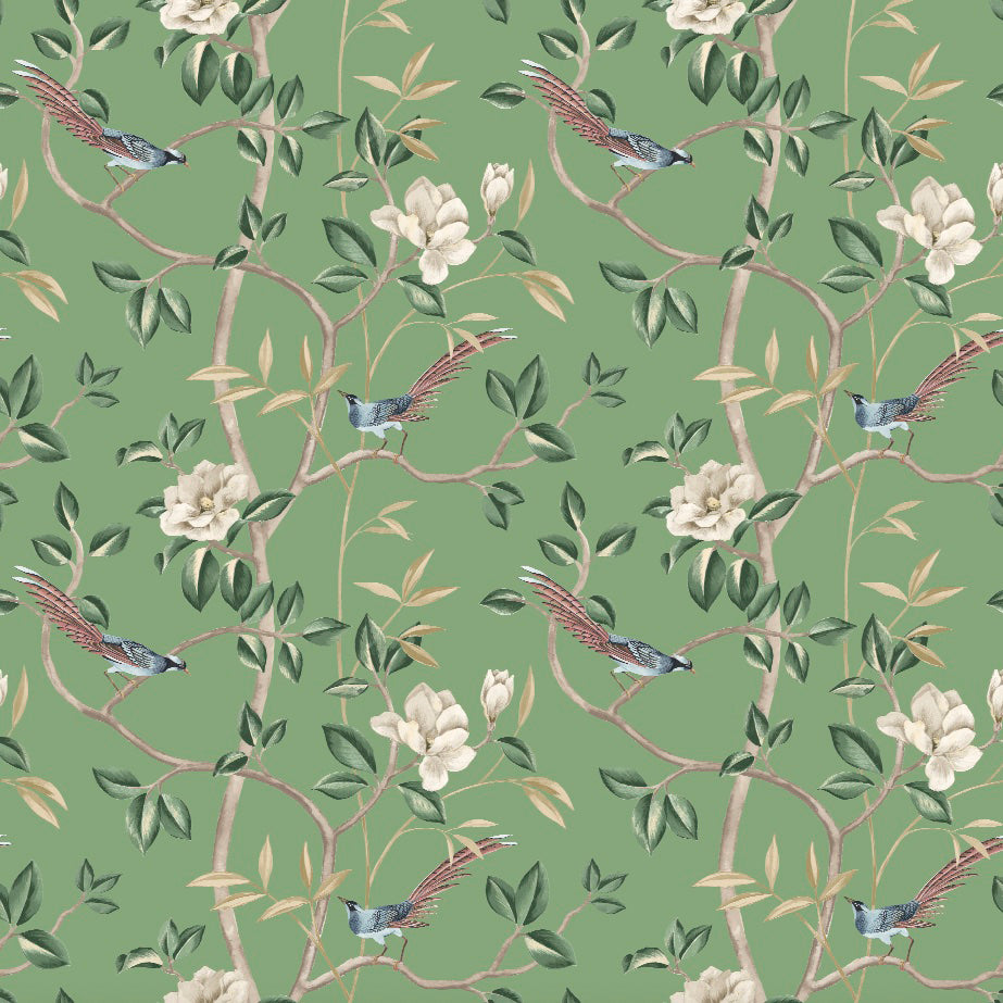 Mini Ling Fabric Emerald