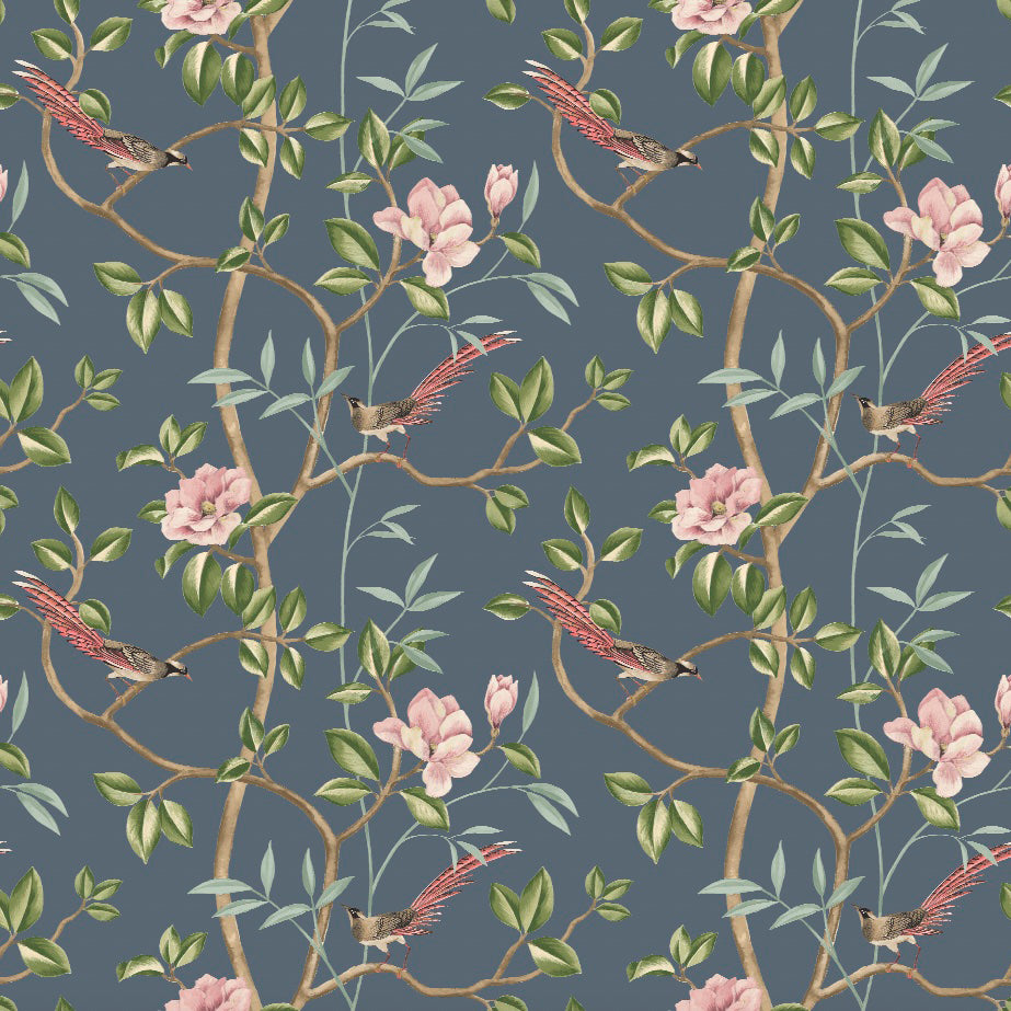 Mini Ling Fabric Navy