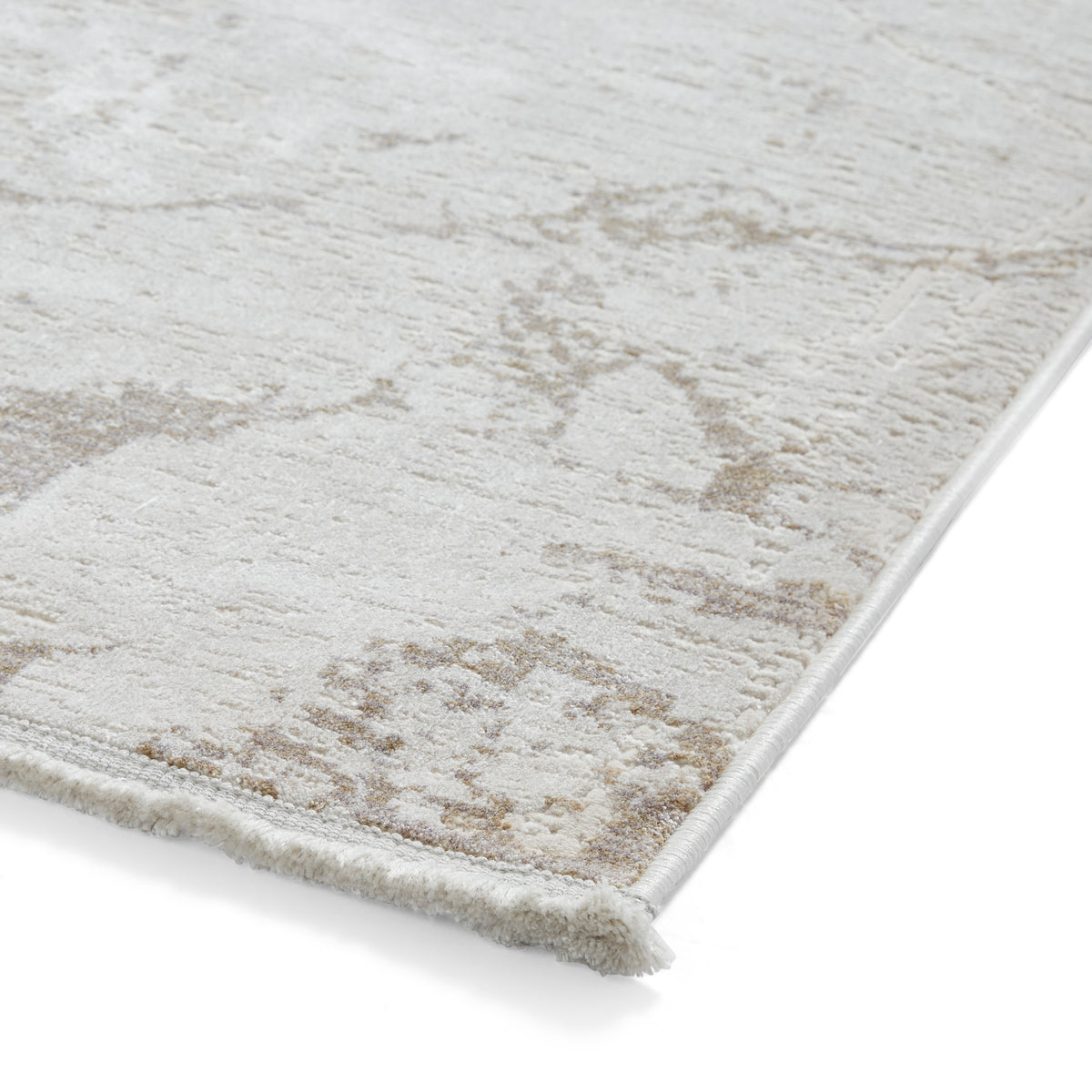 Mirage MR15 Metallic Effect Yarn Rug Cream
