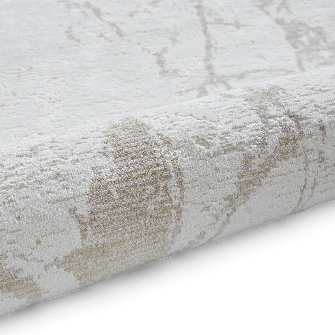 Mirage MR15 Metallic Effect Yarn Rug Cream