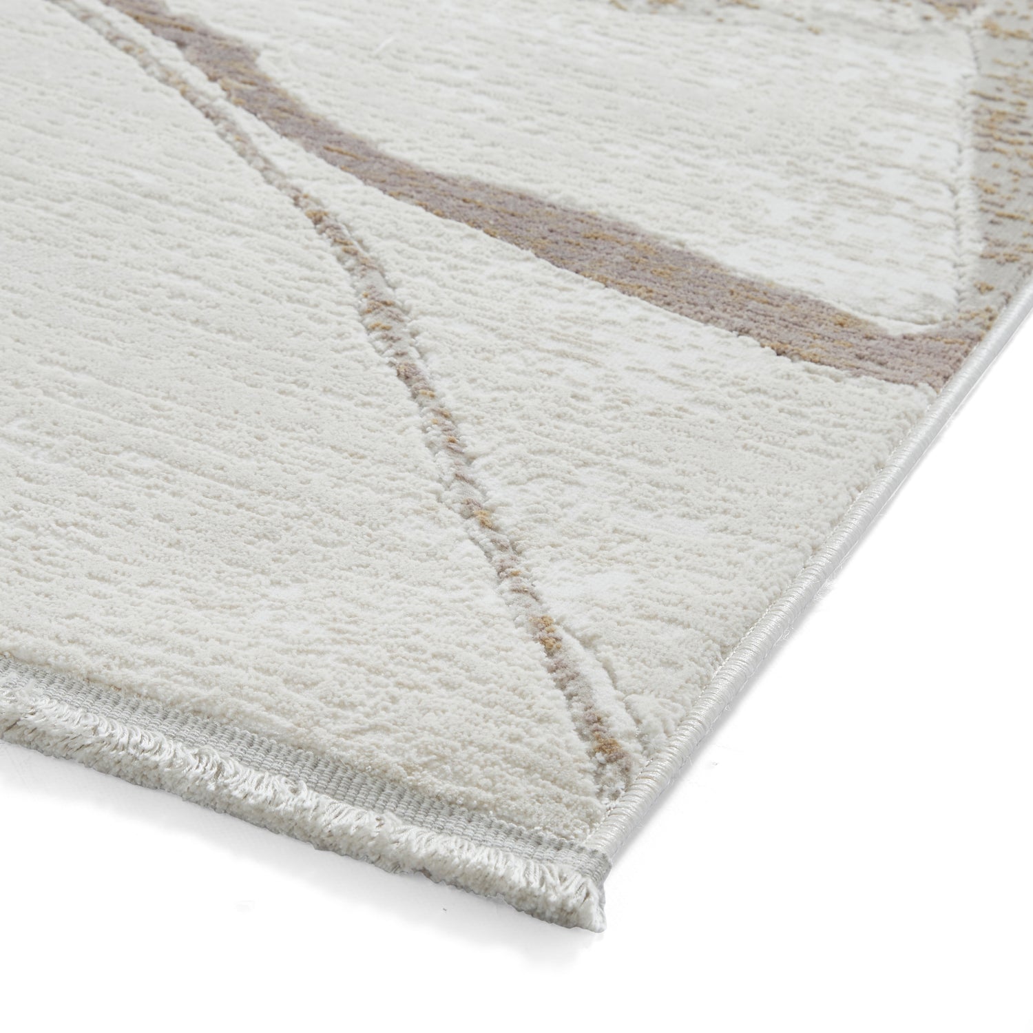 Mirage MR26 Metallic Effect Yarn Rug Cream