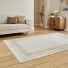 Mirage MR38 Metallic Effect Yarn Rug Cream