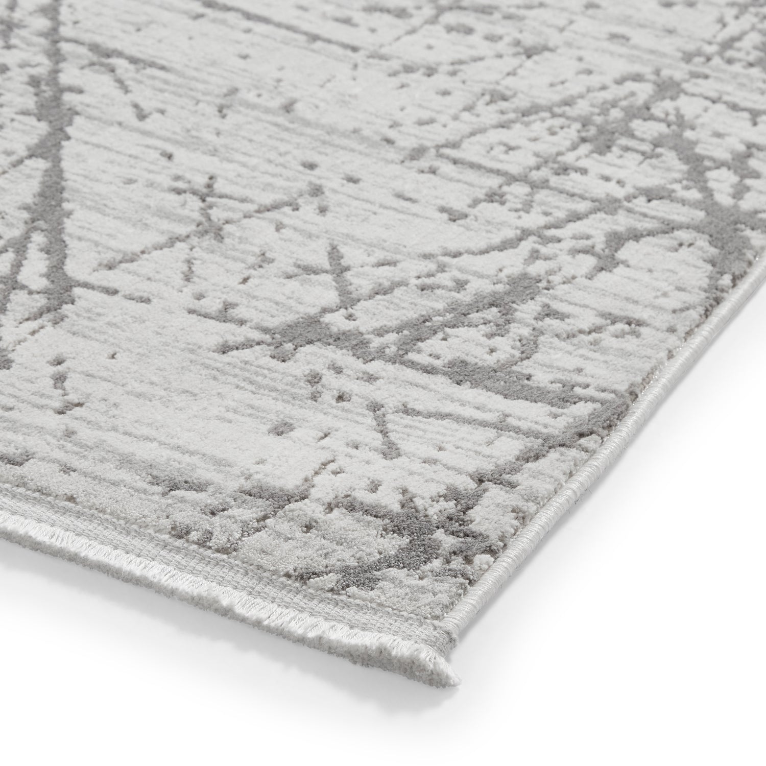 Mirage MR80 Metallic Effect Yarn Rug Grey