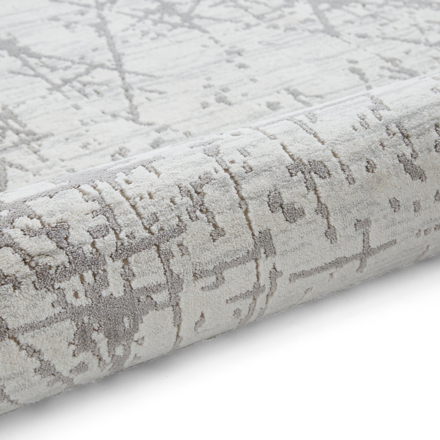 Mirage MR80 Metallic Effect Yarn Rug Grey