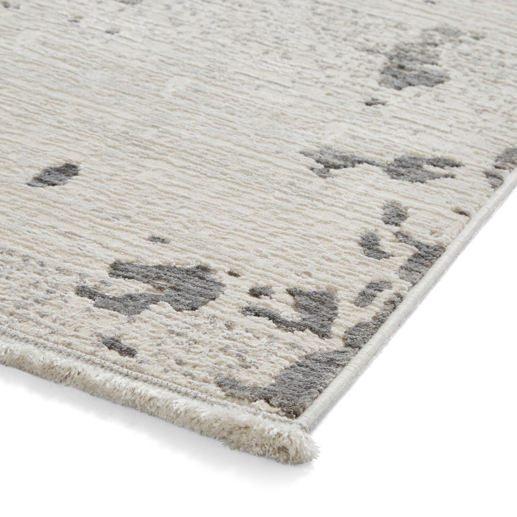 Mirage MR93 Metallic Effect Yarn Rug Grey