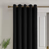 Laurence Llewelyn-Bowen Montrose 66x84 Eyelet Door Curtain Black