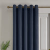 Laurence Llewelyn-Bowen Montrose 66x84 Eyelet Door Curtain Navy