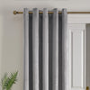 Laurence Llewelyn-Bowen Montrose 66x84 Eyelet Door Curtain Silver