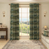 HOUSE Llewelyn-Bowen Morris Major Printed Made To Measure Curtains Glacier