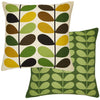 Orla Kiely Multi Stem Filled Cushion 50cm x 50cm Fern Ochre