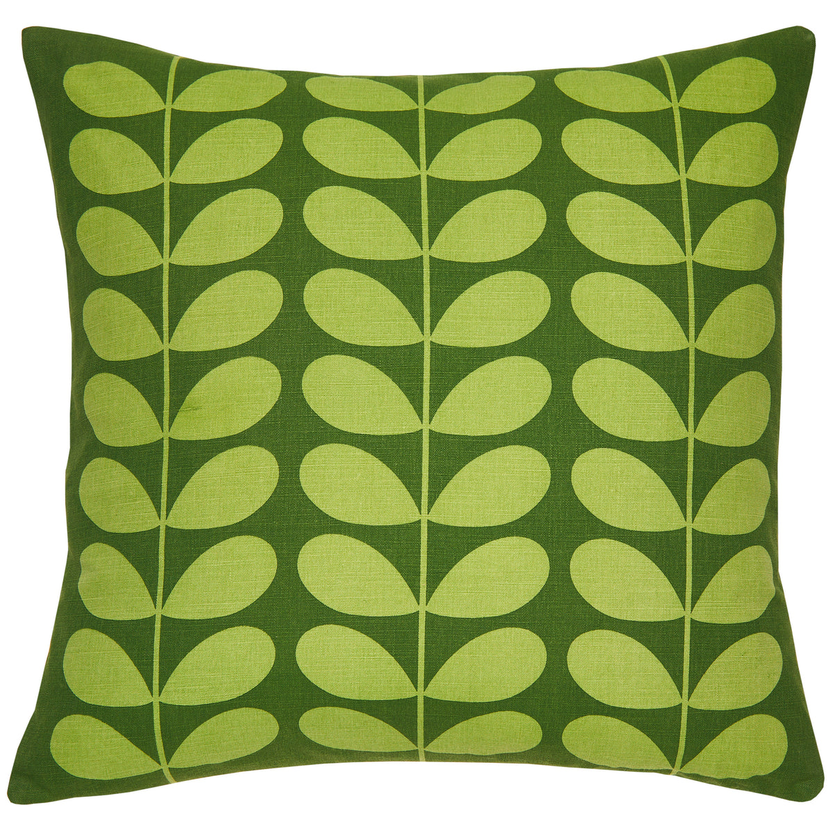 Orla Kiely Multi Stem Filled Cushion 50cm x 50cm Fern Ochre