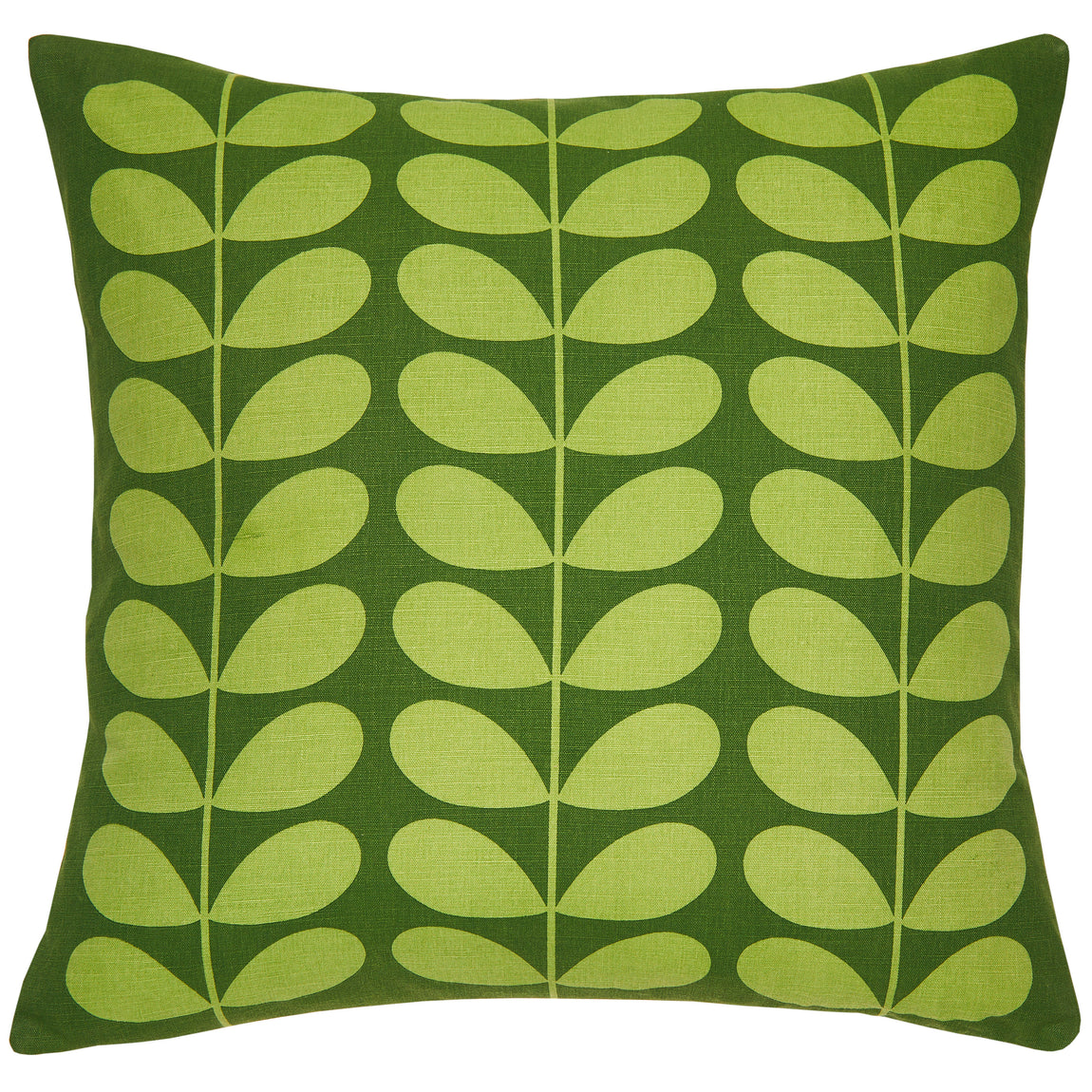 Orla Kiely Multi Stem Filled Cushion 50cm x 50cm Fern Ochre