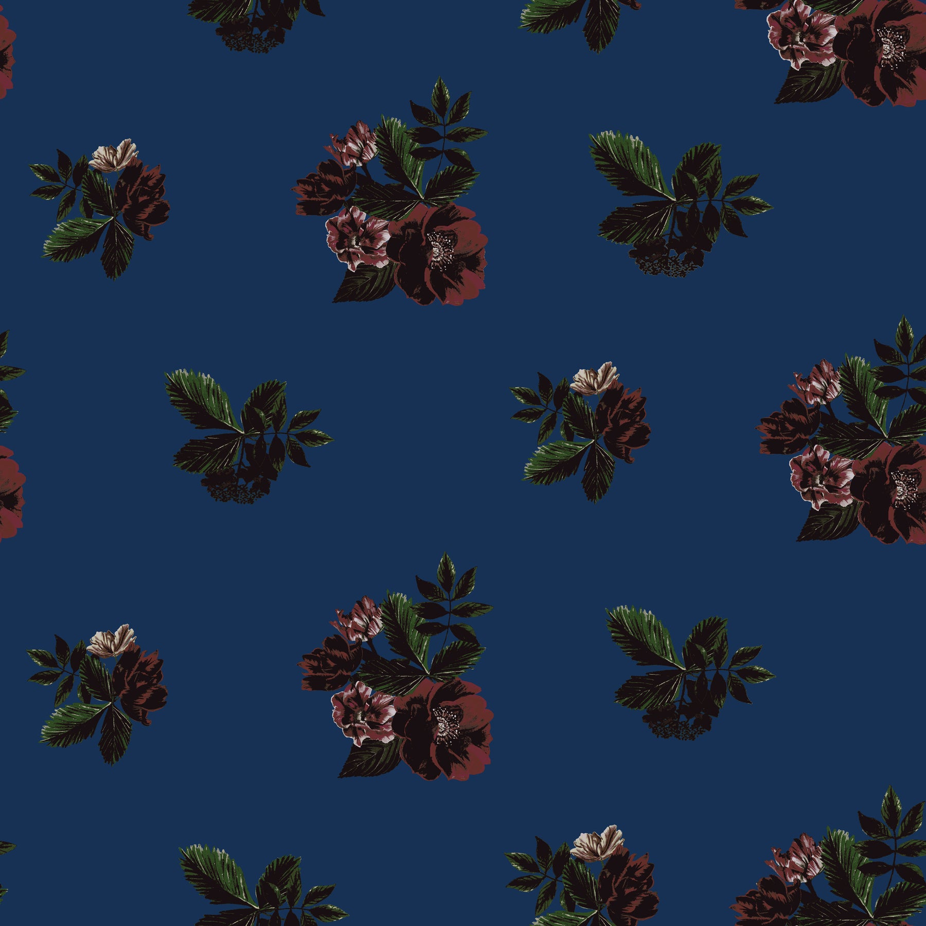 Furn Nadya Floral Duvet Cover Bedding Set Amber