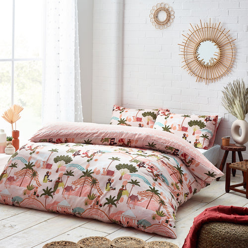 Furn Nalani Abstract Duvet Cover Bedding Set Sand