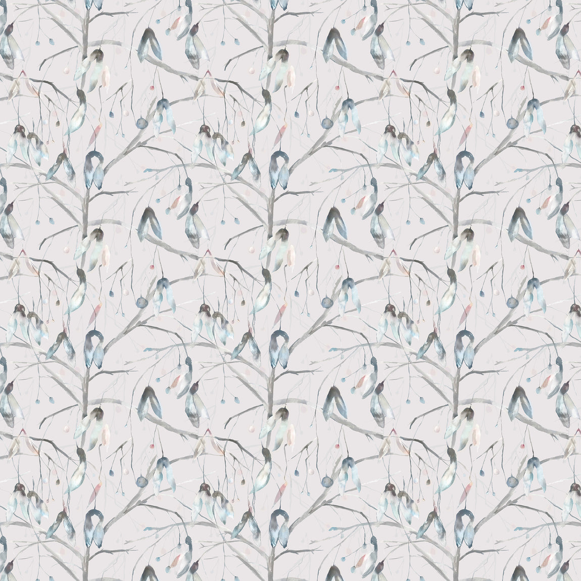 Voyage Maison Nara Printed Viscose Fabric Cobalt