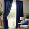 Madison Ready Made Pencil Pleat Curtains Navy