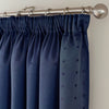 Madison Ready Made Pencil Pleat Curtains Navy