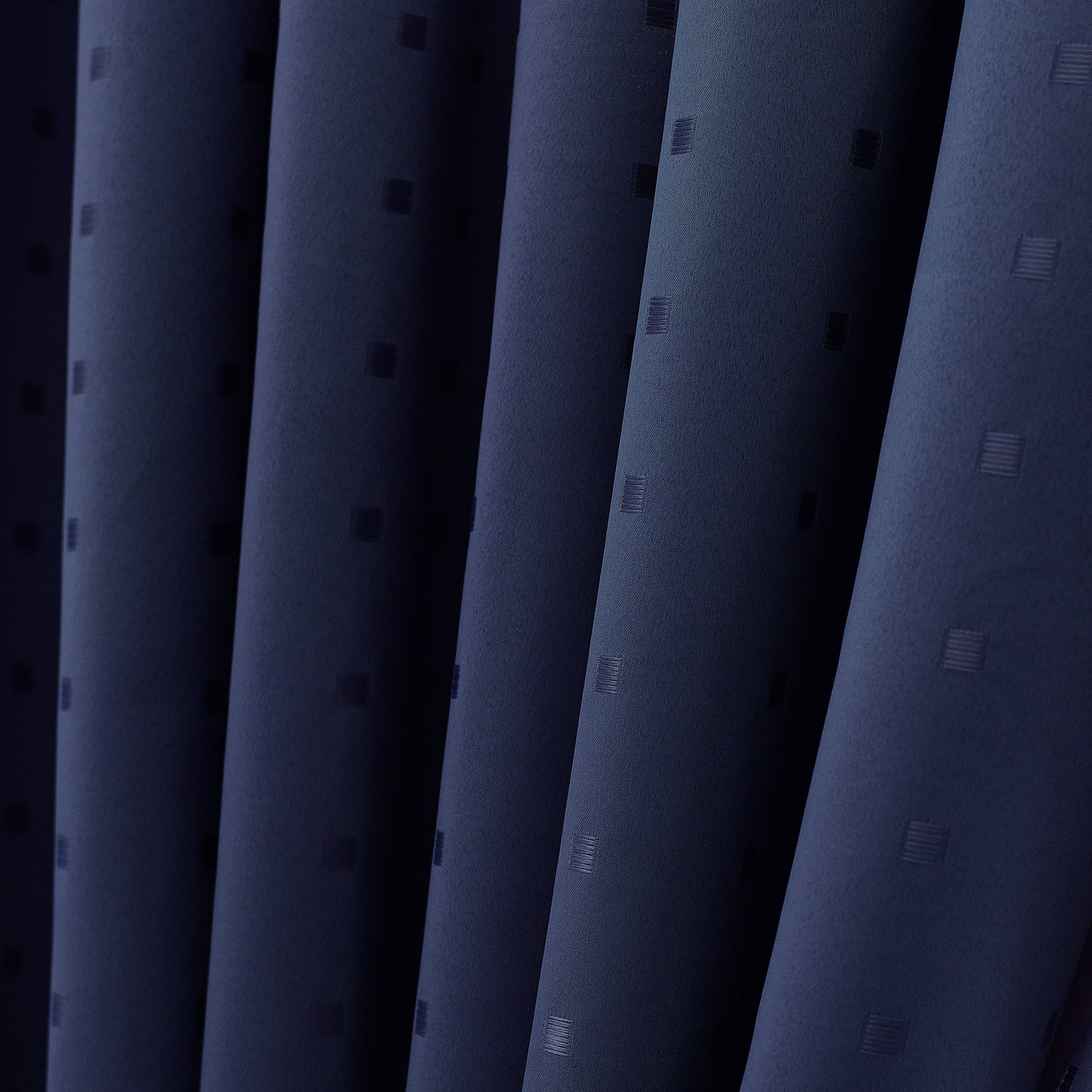 Madison Ready Made Pencil Pleat Curtains Navy