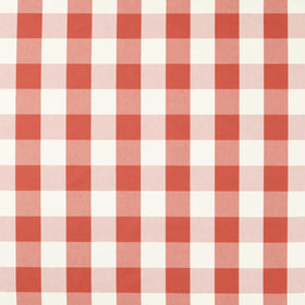 Scion Central Check Fabric Tomato