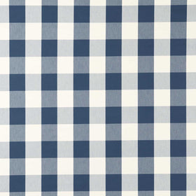 Scion Central Check Fabric Indigo