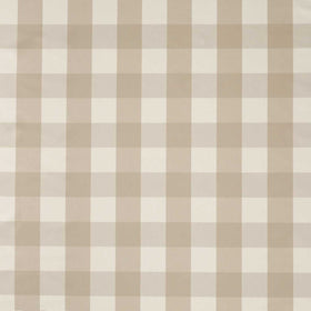 Scion Central Check Fabric Pebble