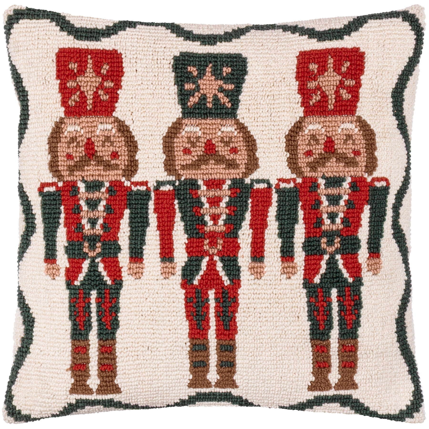 Furn Nutcracker Trio 45cm x 45cm Filled Cushion Multicolour