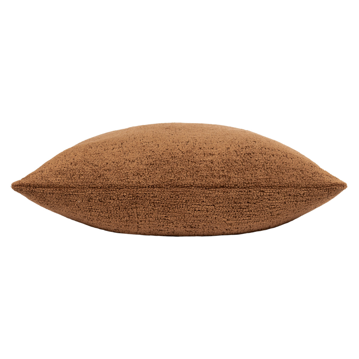 Paoletti Nellim Boucle Textured Filled Cushion 40cm x 50cm Caramel
