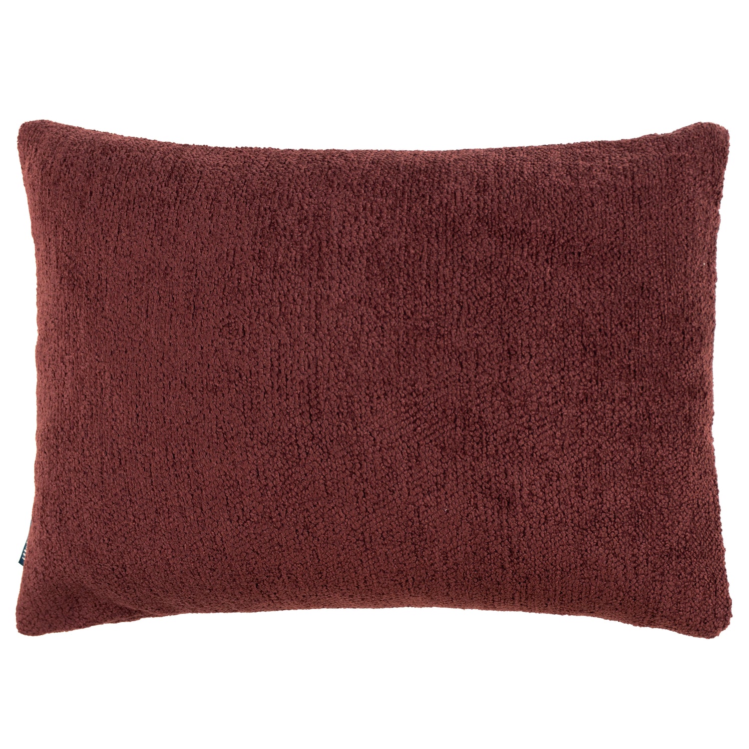 Paoletti Nellim Boucle Textured Filled Cushion 40cm x 50cm Marsala Red