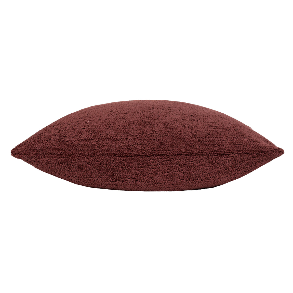 Paoletti Nellim Boucle Textured Filled Cushion 40cm x 50cm Marsala Red