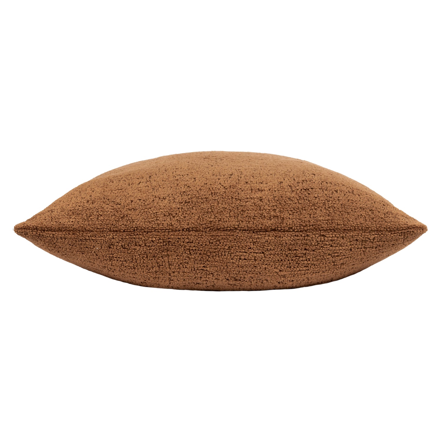 Paoletti Nellim Boucle Textured Filled Cushion 60cm x 60cm Caramel